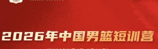 博鱼-中国男篮短训名单公布：王俊杰、庞峥麟领衔，清华两球员在列